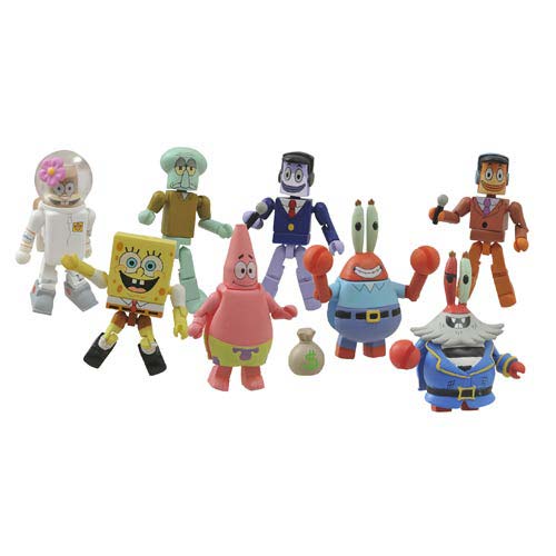 SpongeBob Squarepants Minimates Series 1 Set